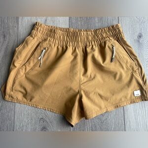 Vuori Golden-Brown Relaxed Fit Shorts
